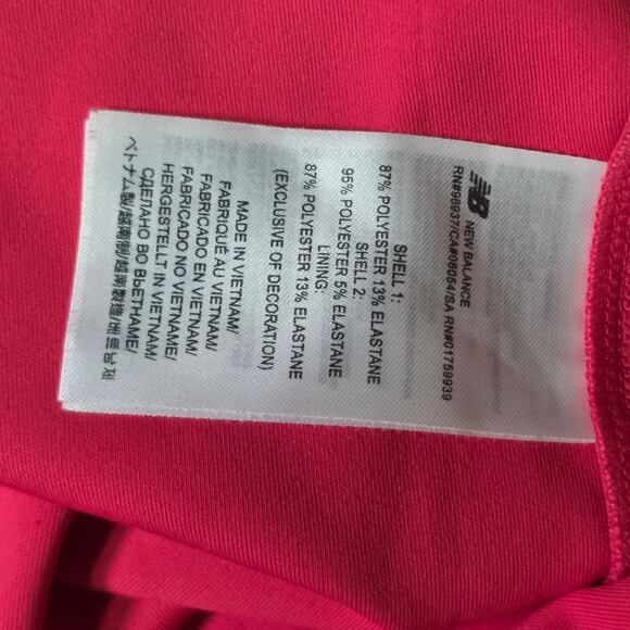 New Balance Lightning Dry Racerback Shelf Bra Tank Women’s Large Pink - Picture 3 of 7